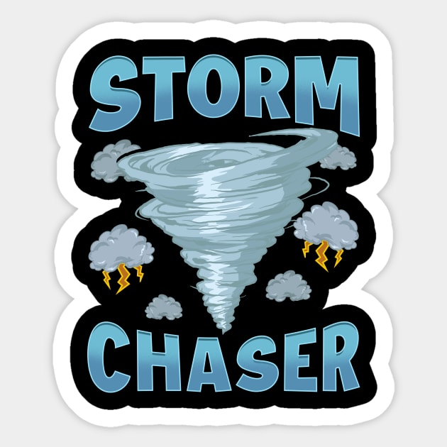 Cute Storm Chaser Severe Weather Tornado Hurricane Sticker by theperfectpresents